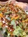 Mango Pumpkin Seed Salad w/Veggie Bacon Avocado and Goat Cheese